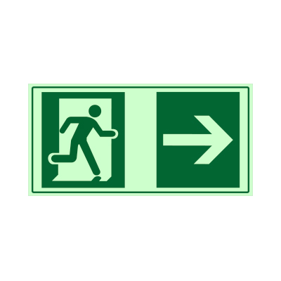 Salida de emergencia - Flecha derecha - Imagen 2