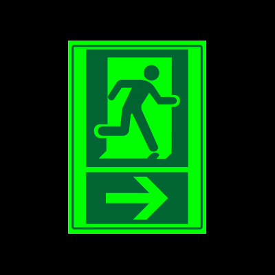 Salida de emergencia - Flecha derecha - Imagen 3