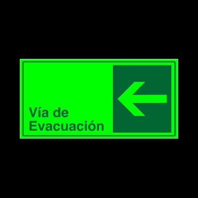 Vía de evacuación - Izquierda