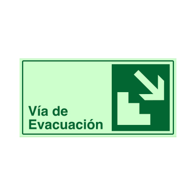 Vía de evacuación - Escalera abajo derecha - Imagen 2