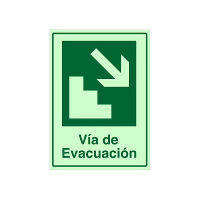 Vía de evacuación - Escalera abajo derecha - Imagen 4