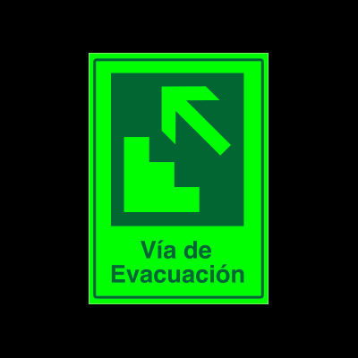 Vía de evacuación - Escalera arriba izquierda - Imagen 3
