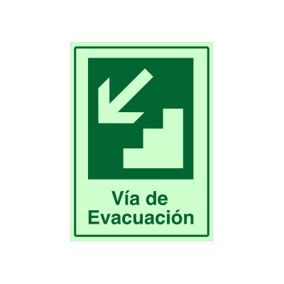 Vía de evacuación - Escalera abajo izquierda - Imagen 4