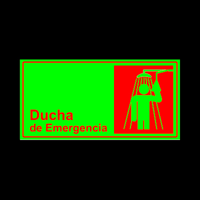Ducha de emergencia