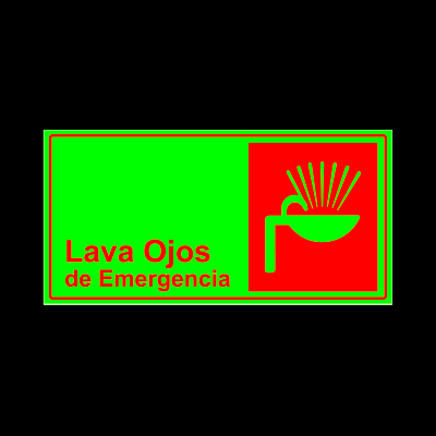 Lava ojos de emergencia